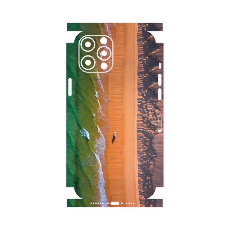 برچسب پوششی ماهوت مدل Beach and Green Sea-FullSkin مناسب برای گوشی موبایل اپل iPhone 12 Pro Max