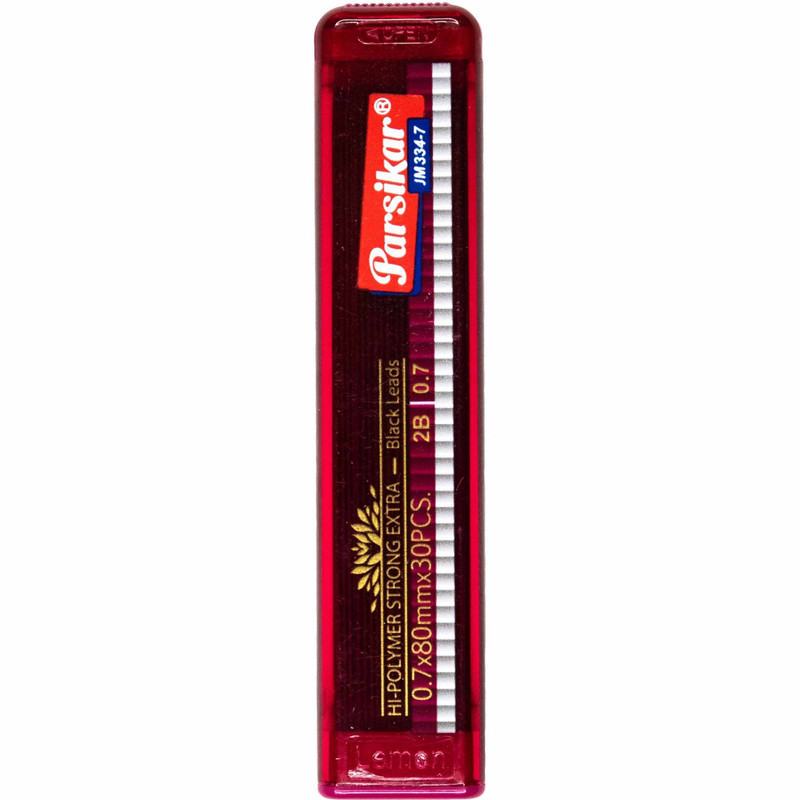 نوک مداد نوکی 0.7 میلی متری پارسیکار مدل JM334 کد AT-129-4 بسته 12 عددی