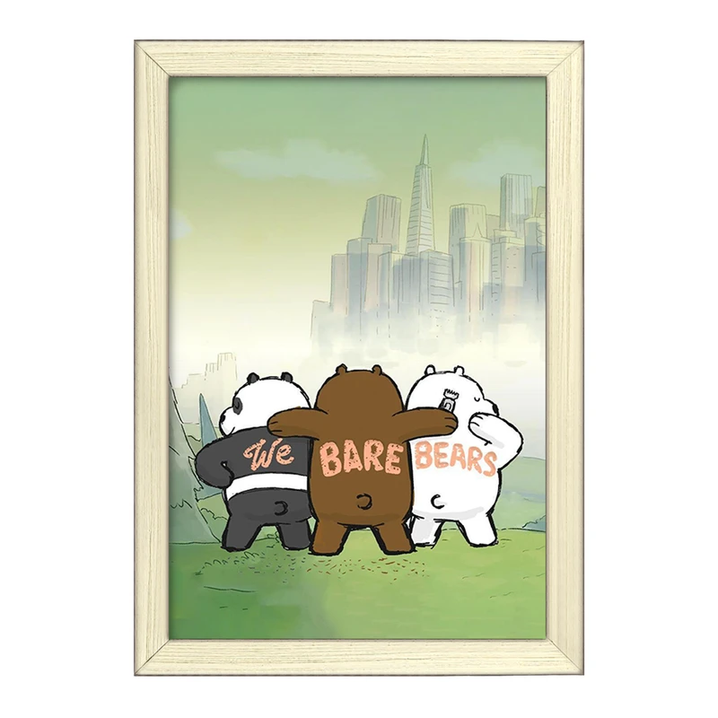 تابلو خندالو طرح انیمیشن سه خرس کله پوک کد 27636