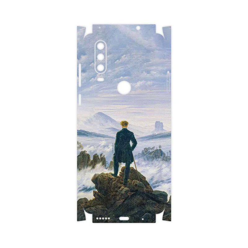برچسب پوششی ماهوت مدل Wanderer above the Sea of Fog-FullSkin مناسب برای گوشی موبایل موتورولا One Action
