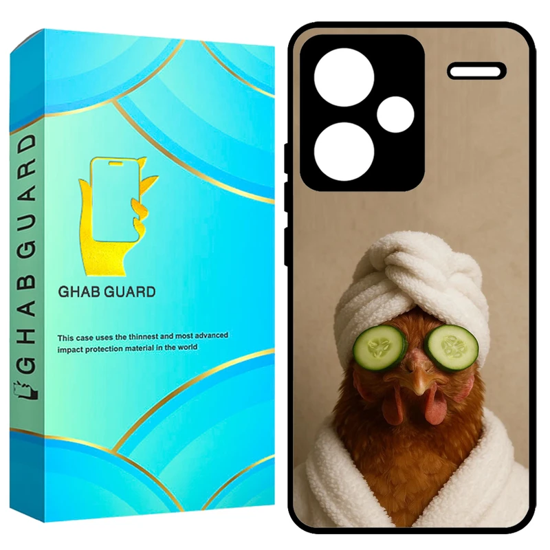 کاور قاب گارد طرح مرغ اسپا مدل GCHPN13PL مناسب برای گوشی موبایل شیائومی Redmi Note 13 Pro Plus
