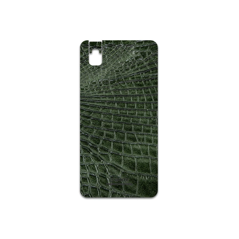 برچسب پوششی ماهوت مدل Green-Crocodile-Leather مناسب برای گوشی موبایل آنر 7i