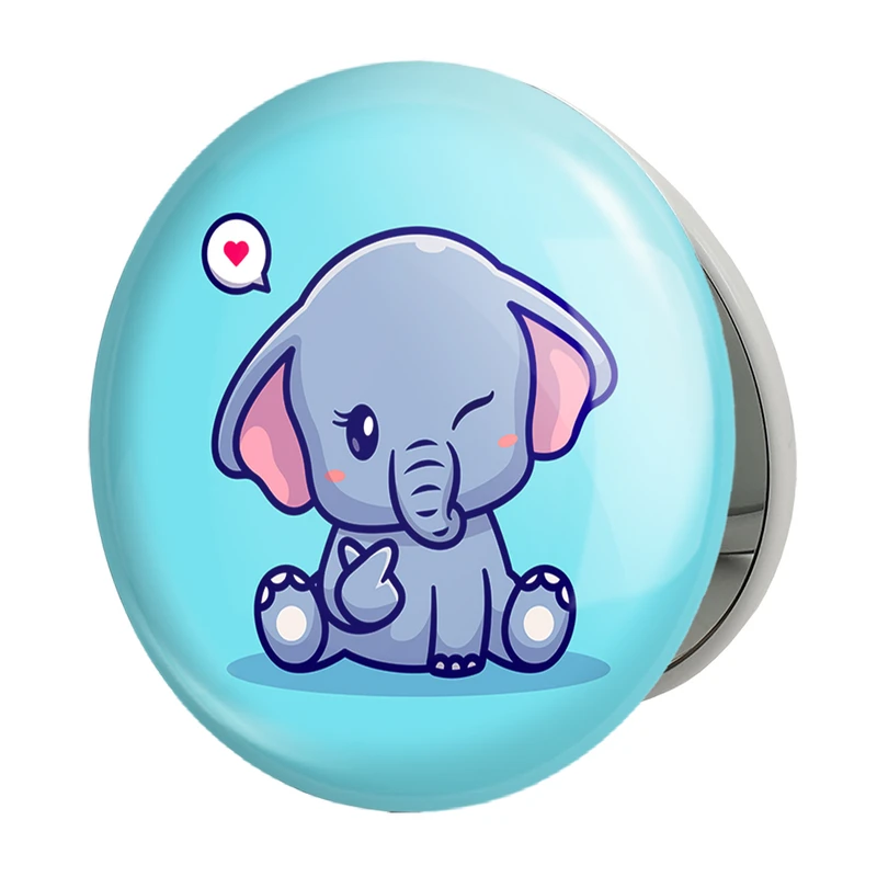 آینه جیبی خندالو طرح فیل کوچولو مدل تاشو کد 29478