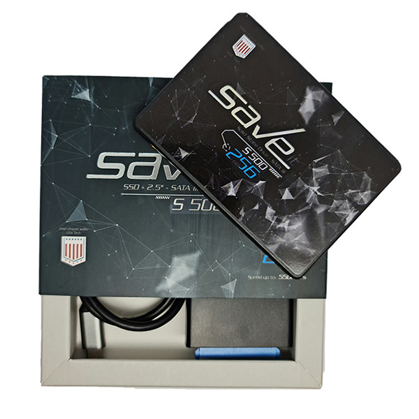 اس اس دی اینترنال سیویت مدل S500 به همراه کابل تبدیل SATA3 به TYPE-C ظرفیت 256 گیگابایت