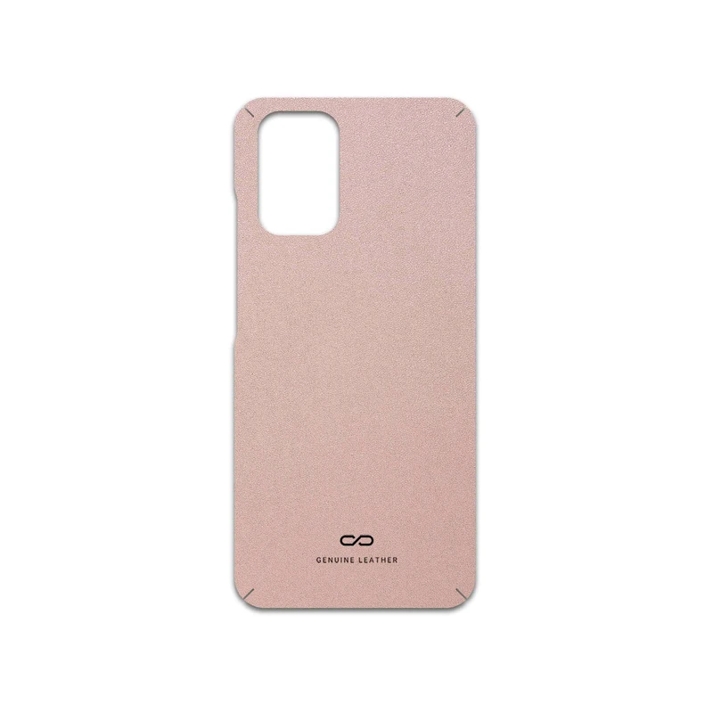 برچسب پوششی ماهوت مدل Rose-Gold-Leather مناسب برای گوشی موبایل شیائومی Poco M5s
