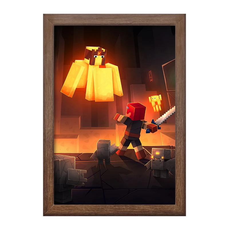 تابلو خندالو طرح ماینکرافت (Minecraft) کد F3506