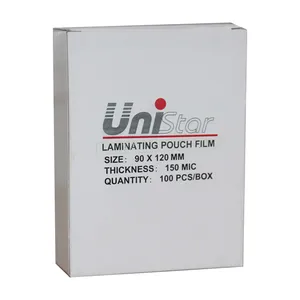طلق پرس یونی استار مدل 150 میکرون سایز 9x12 سانتی متر بسته 100 عددی