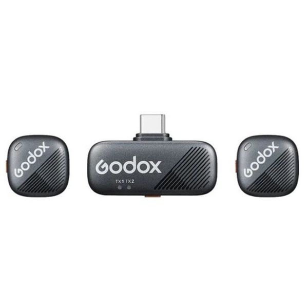 میکروفن یقه‌ای بی‌سیم گودکس مدل Cube-Sبا درگاه اتصال USB-C