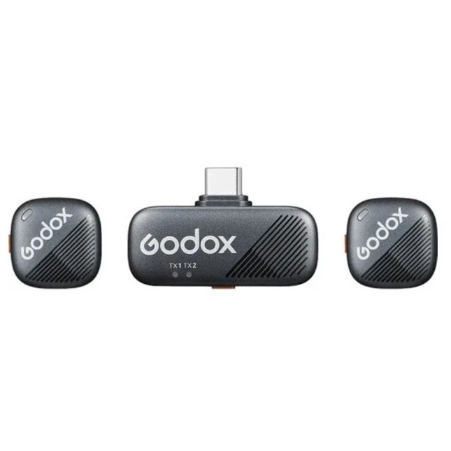 میکروفن یقهای بیسیم گودکس مدل Cube-Sبا درگاه اتصال USB-C