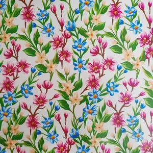 چرم مصنوعی طرح گل گلی مدل fl1
