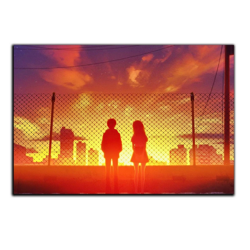 تابلو شاسی بکلیت طرح عاشقانه غروب آفتاب مدل SH-S5343