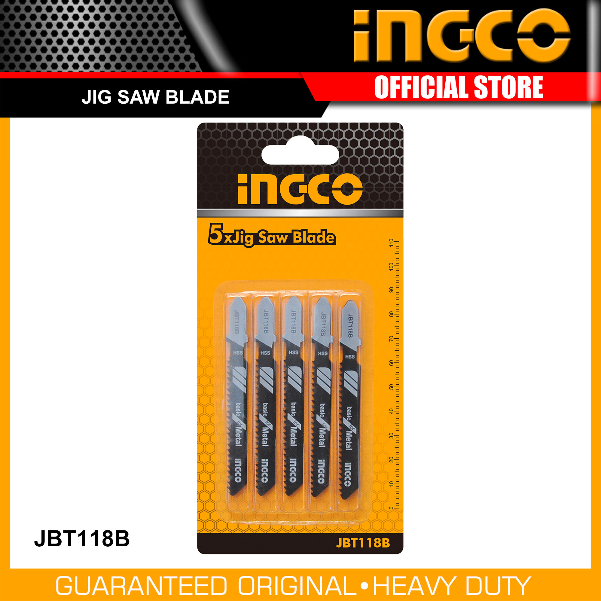 تیغه اره عمودبر اینکو مدل JBT-118B مجموعه 5 عددی