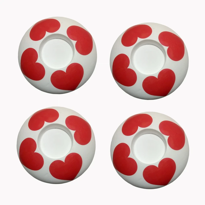 جاشمعی مدل قلب مناسب شمع وارمر بسته 4 عددی