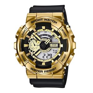 ساعت مچی عقربه ای مدل دو زمانه بند پیو کد 02