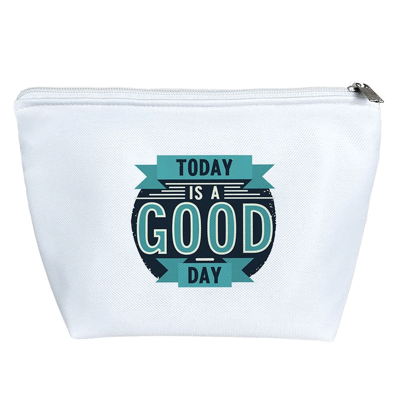 کیف لوازم آرایش دخترانه خندالو مدل جملات انگیزشی کد 2271