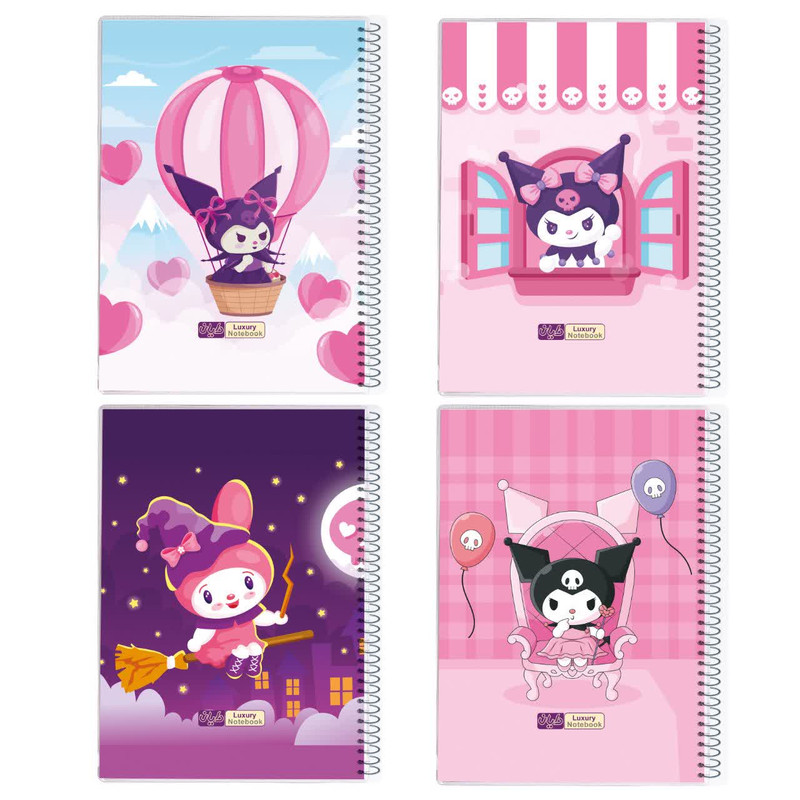 دفتر مشق ۵۰ برگ دایان طرح کرومی کد۵۳۹۴۲ بسته ۴ عددی