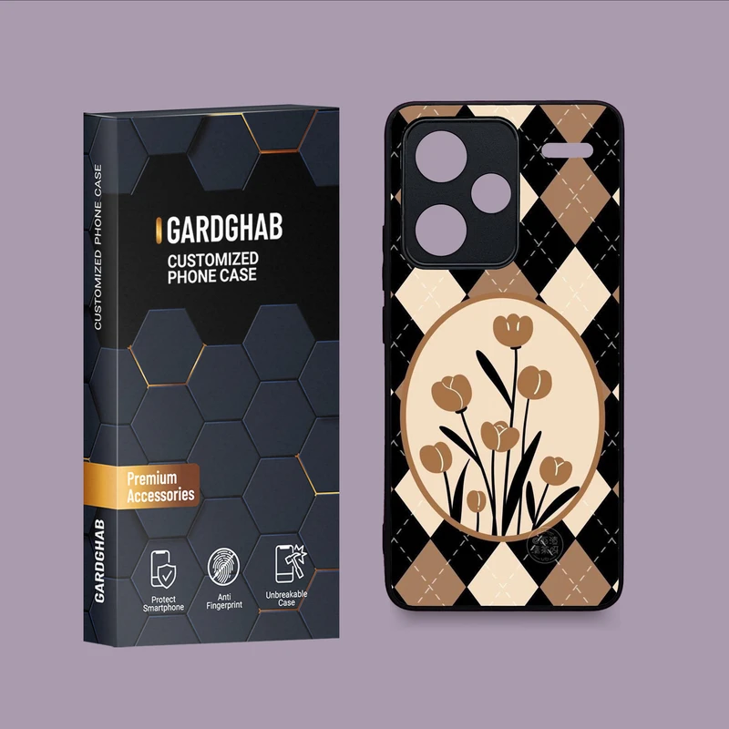 کاور گارد قاب مدل گل مناسب برای گوشی موبایل شیائومی Redmi Note 13 Pro Plus 5G