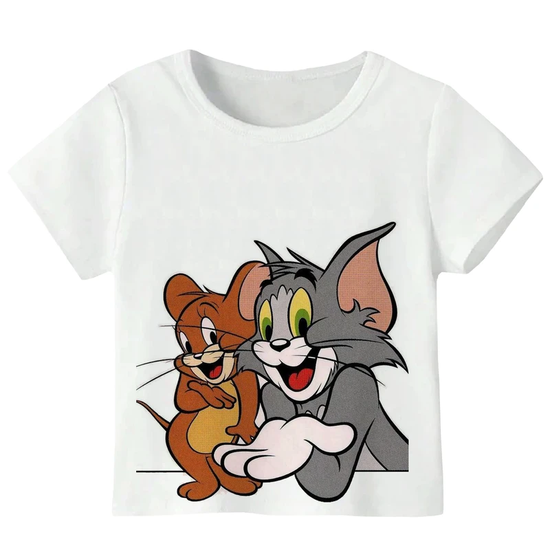 تی شرت آستین کوتاه پسرانه مدل تام و جری WS130