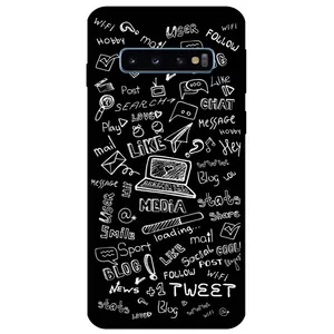 Megafone Social Media 1898 Cover For Samsung Galaxy S10 Plus