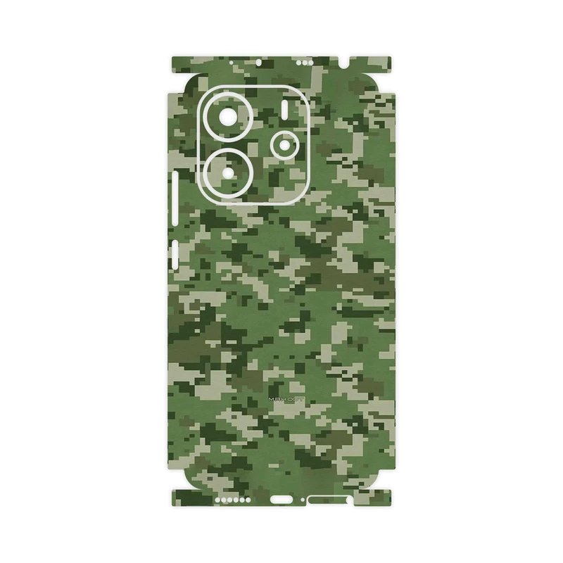 برچسب پوششی ماهوت مدل Army_Green_Pixel-FullSkin مناسب برای گوشی موبایل شیائومی Redmi Note 14 4G