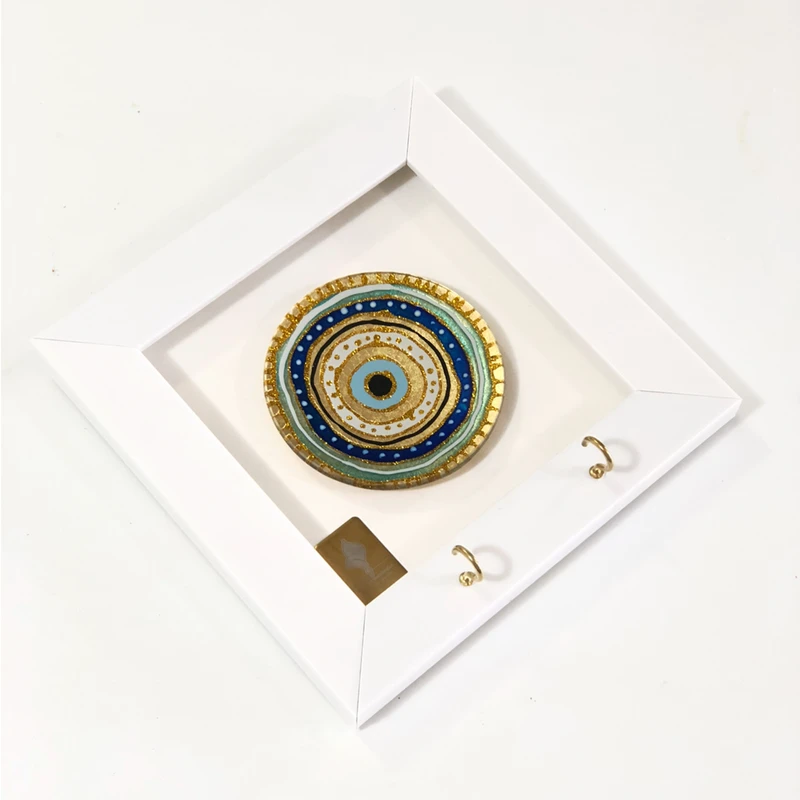 عکس شماره 3 : جاکلیدی مدل تابلو بشقاب طرح چشم نظر