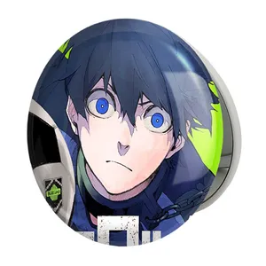 آینه جیبی خندالو طرح یویچی انیمه بلو لاک Blue Lock مدل تاشو کد 24404 