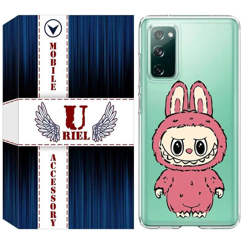 کاور یوریل مدل Clear کد 149 طرح لبوبو Labubu مناسب برای گوشی موبایل سامسونگ Galaxy S20 FE