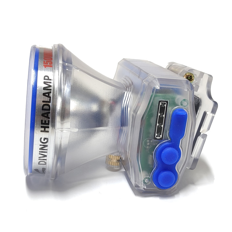 چراغ پیشانی مدل غواصی کد dorras DS-707  رنگ نور مهتابی