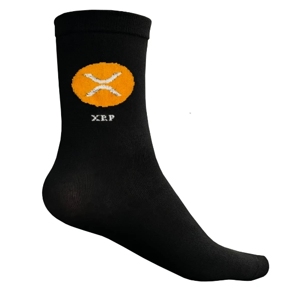 جوراب ساق بلند مردانه هورا مهر مدل HS-CRYPTO-XRP