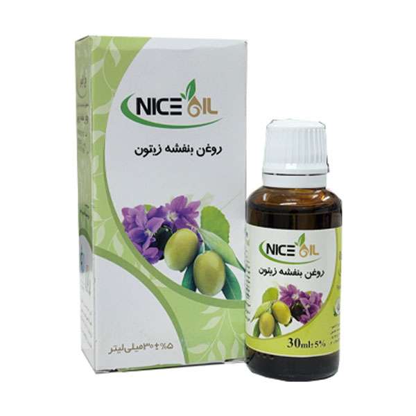 روغن بدن نایس اویل مدل بنفشه زیتون حجم 30 میلی لیتر روغن بدن نایس اویل مدل بنفشه زیتون حجم 30 میلی لیتر