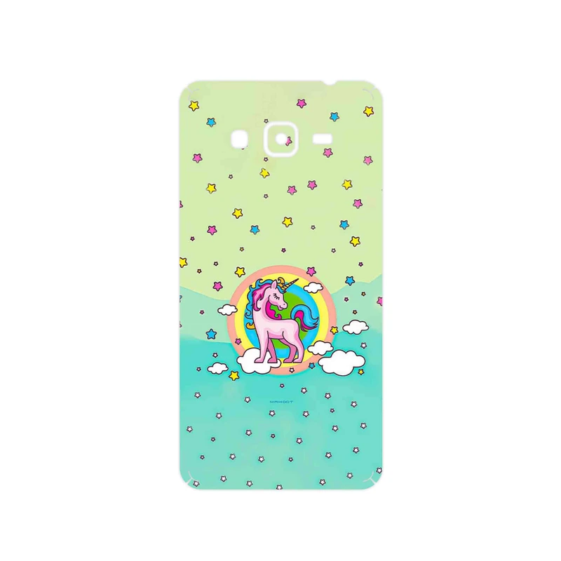 برچسب پوششی ماهوت مدل Rainbow unicorn adventure مناسب برای گوشی موبایل سامسونگ Galaxy Grand Prime
