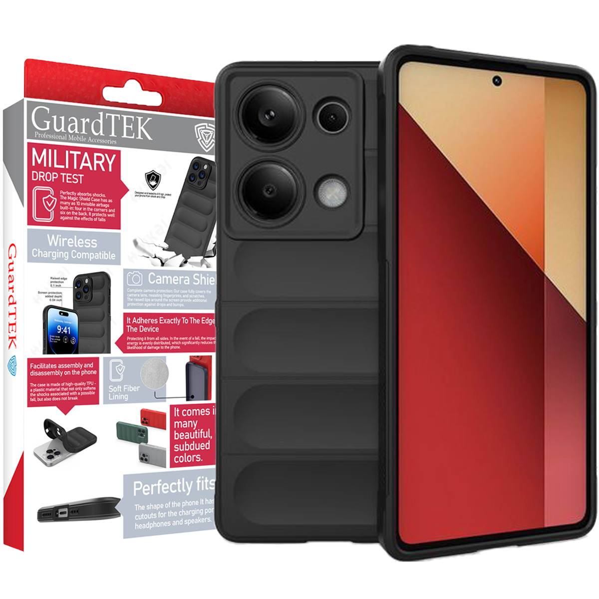 کاور گاردتک آساک مدل Flex Armor مناسب برای گوشی موبایل شیائومی Redmi Note 13 4G