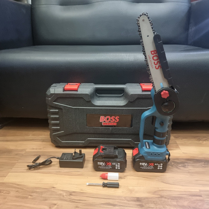 اره زنجیری شارژی سرشاخه زن باس مدل 20CM