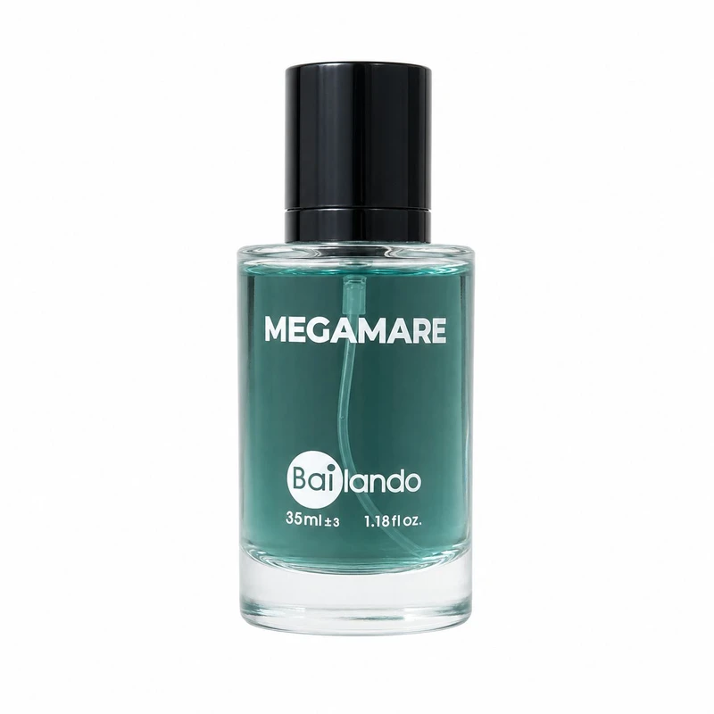 عطر جیبی زنانه و مردانه بایلندو مدل Megamare NB با رایحه خنک و دریایی حجم 35 میلی‌لیتر
