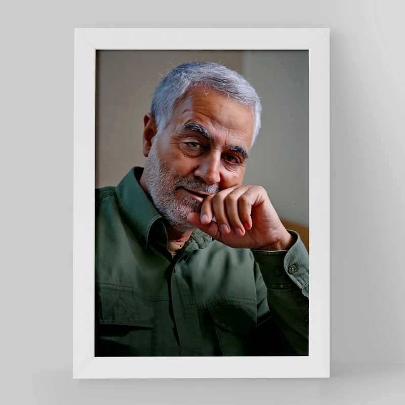 تابلو خندالو مدل سردار قاسم سلیمانی کد 12597