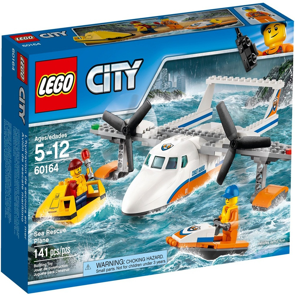 لگو سری City مدل 60164 Sea Rescue Plane