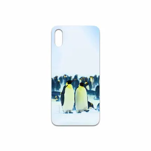 MAHOOT Penguin Cover Sticker for Apple iPhone XS