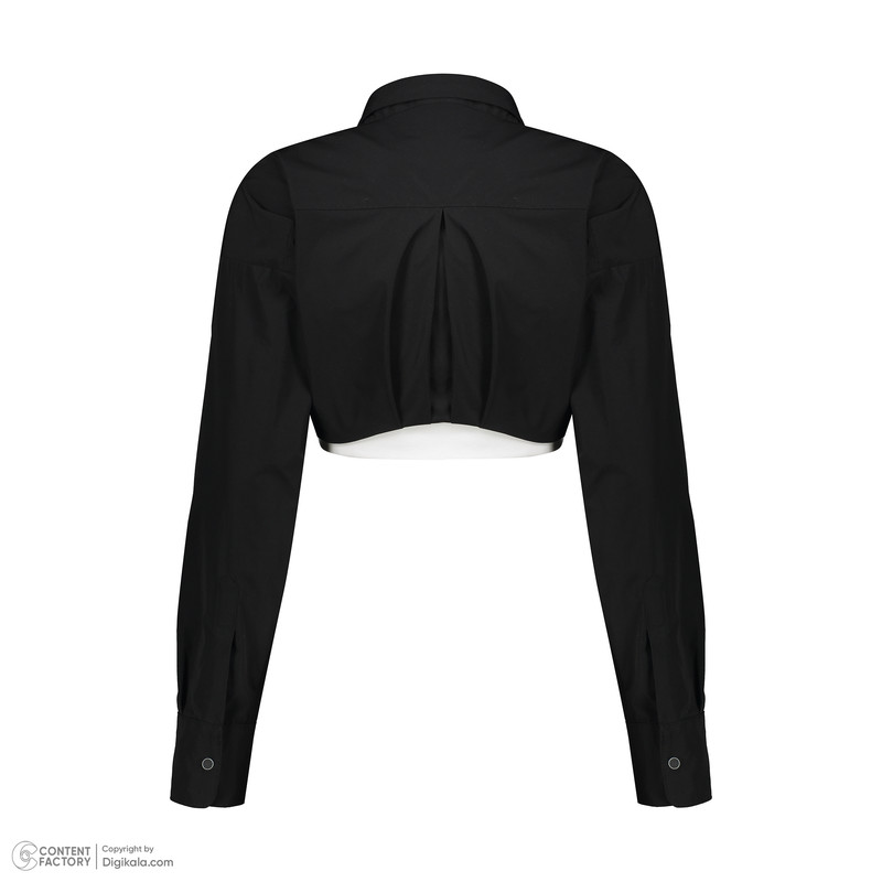 کراپ شومیز آستین بلند زنانه لوسیفر مدل W21661