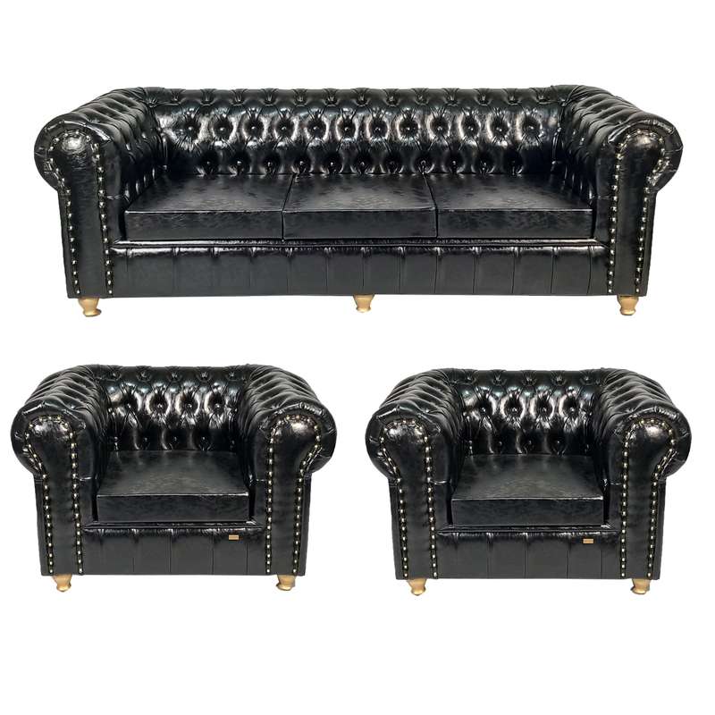 مبل پنج نفره بازرگانی پارسین مدل چستر گلمیخ