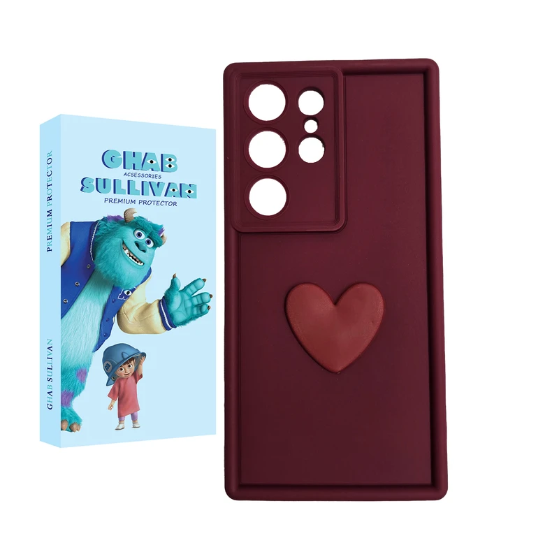 کاور قاب سالیوان مدل SOLID HEART مناسب برای گوشی موبایل سامسونگ Galaxy S24 Ultra