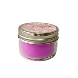 شمع دست ساز مدل شیشه ای درب کانتینری