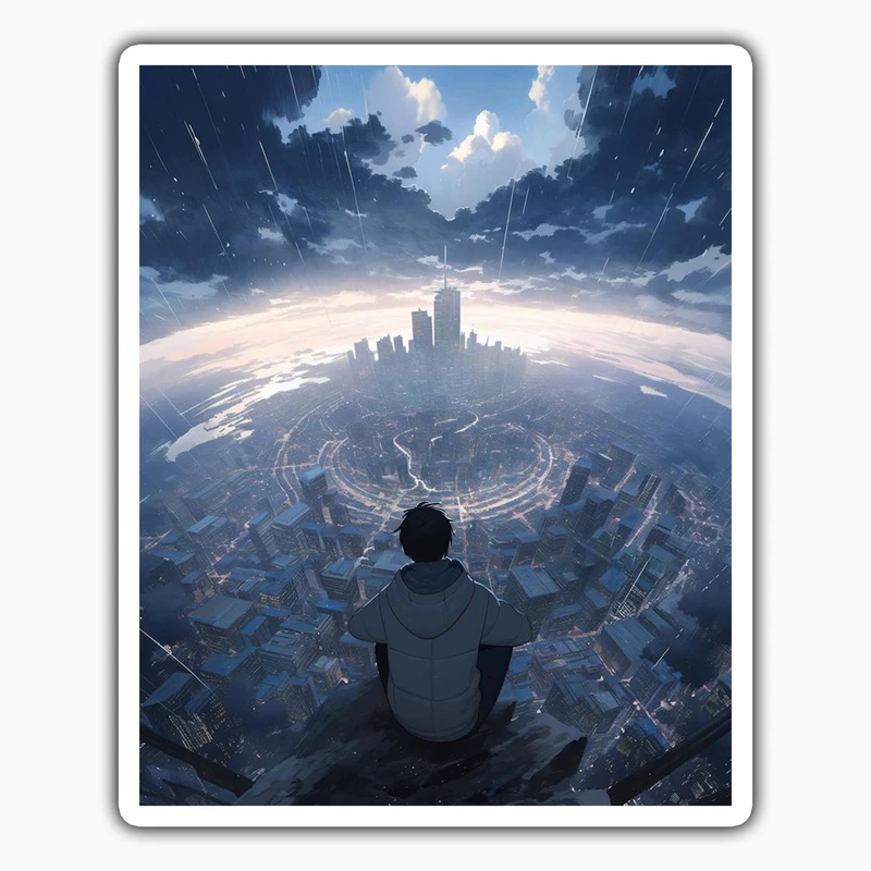 استیکر لپ تاپ و موبایل بووم طرح پسرانه کد LM53