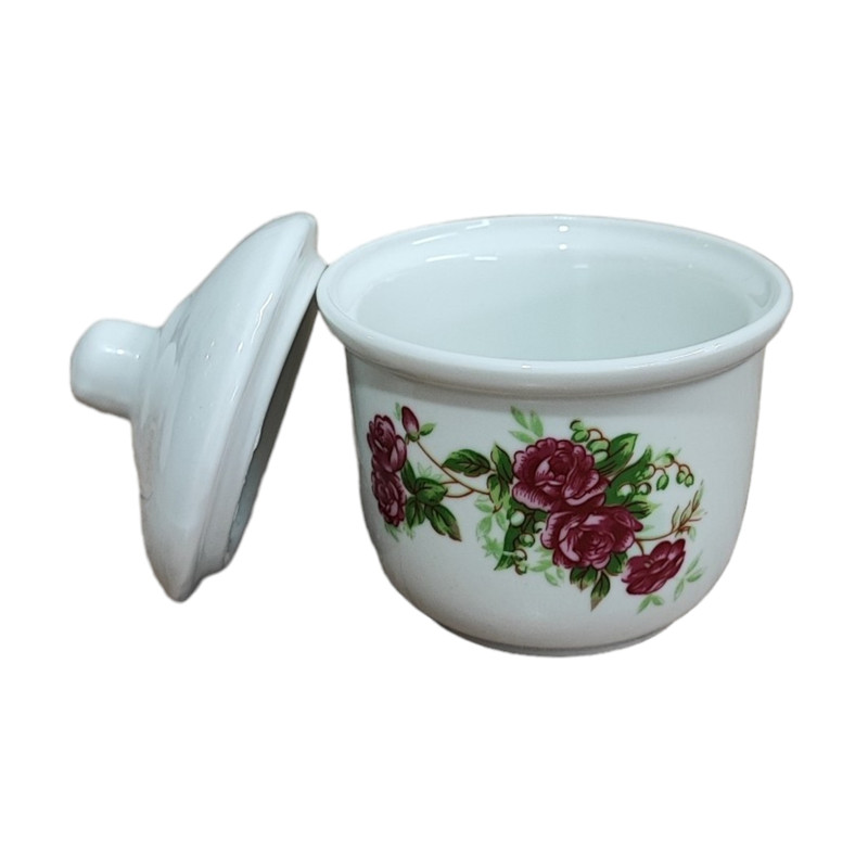سرویس چای خوری 17 پارچه مدل گل سرخی مرجان