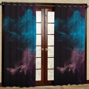 پرده مدل دود هازان پانچی کد 2600 سایز 140x200 سانتی متر