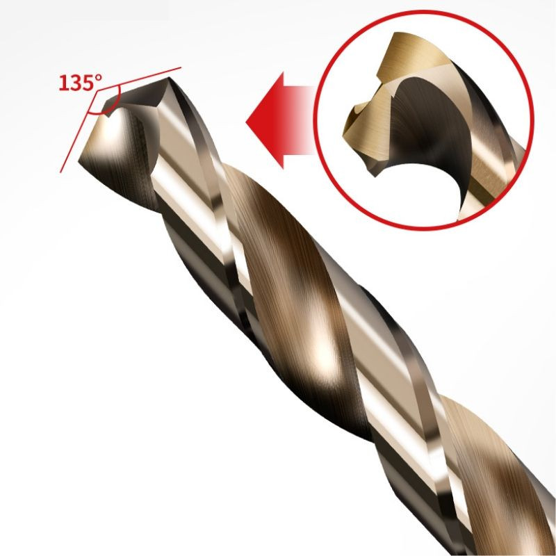 مته آهن کبالت مدل DIN338 سایز 5 میلی متر