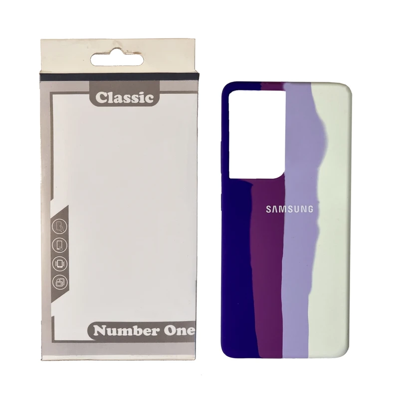 کاور کلاسیک طرح آبرنگی مدل سیلیکون کد KHO.137 مناسب برای گوشی موبایل سامسونگ Galaxy S21 ULTRA