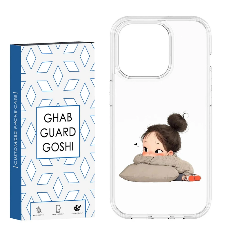کاور قاب گارد گوشی طرح دختر ملوس کد CL-01 مناسب برای گوشی موبایل اپل IPHONE 15 