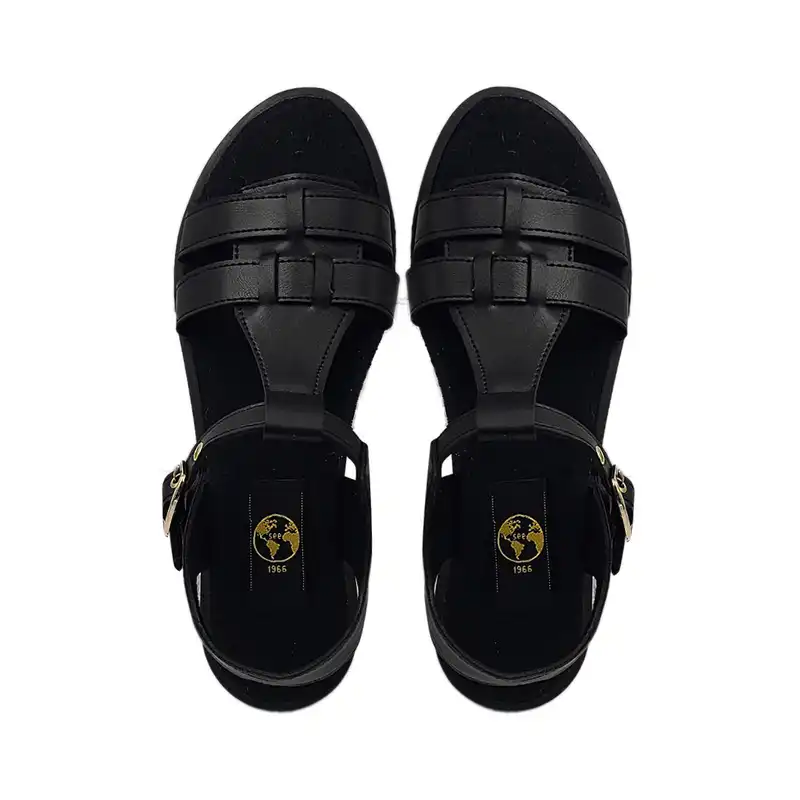 صندل زنانه سیی مدل یونانی رومی کد 2102