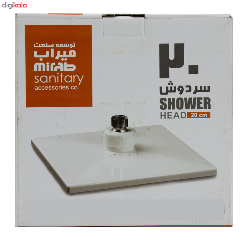 سردوش حمام توسعه صنعت میراب مدل کروم ژله ای 20 سردوش حمام توسعه صنعت میراب مدل کروم ژله ای 20