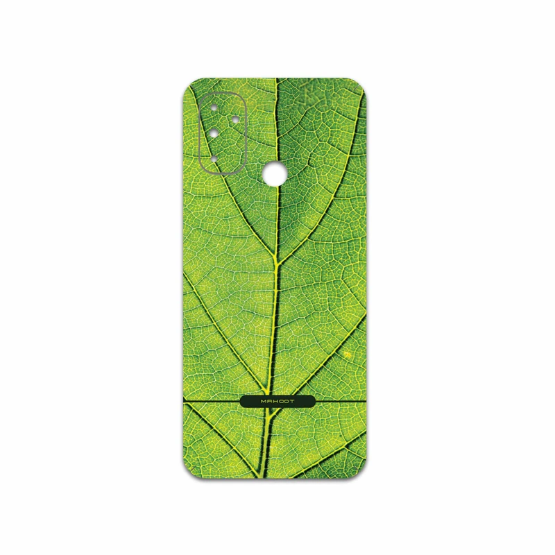 برچسب پوششی ماهوت مدل Leaf-Texture مناسب برای گوشی موبایل وان پلاس Nord N100